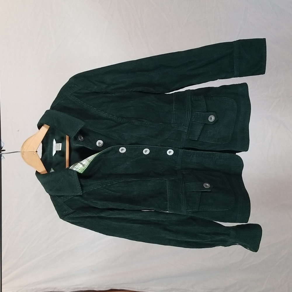 Green corduroy jacket